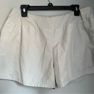 Nike Women's Light Gray Athletic Shorts